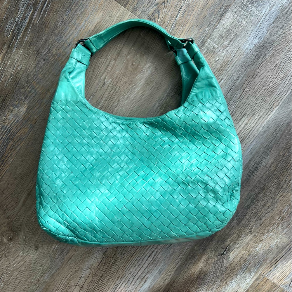 VNTG Bottega Veneta intrecciato hobo bag